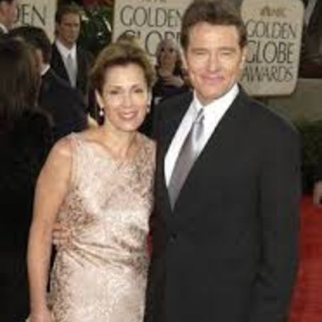 Bryan Cranston with his ex-wife 